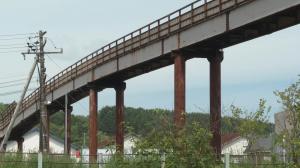 中央跨線橋（解体済み）