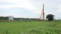 共立～静狩間の北海道新幹線高架橋工事現況