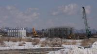 平里～中ノ沢間の北海道新幹線高架橋工事現況
