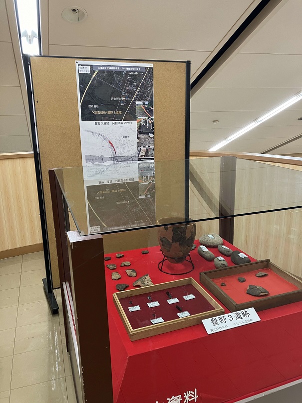 豊野3遺跡展示コーナー